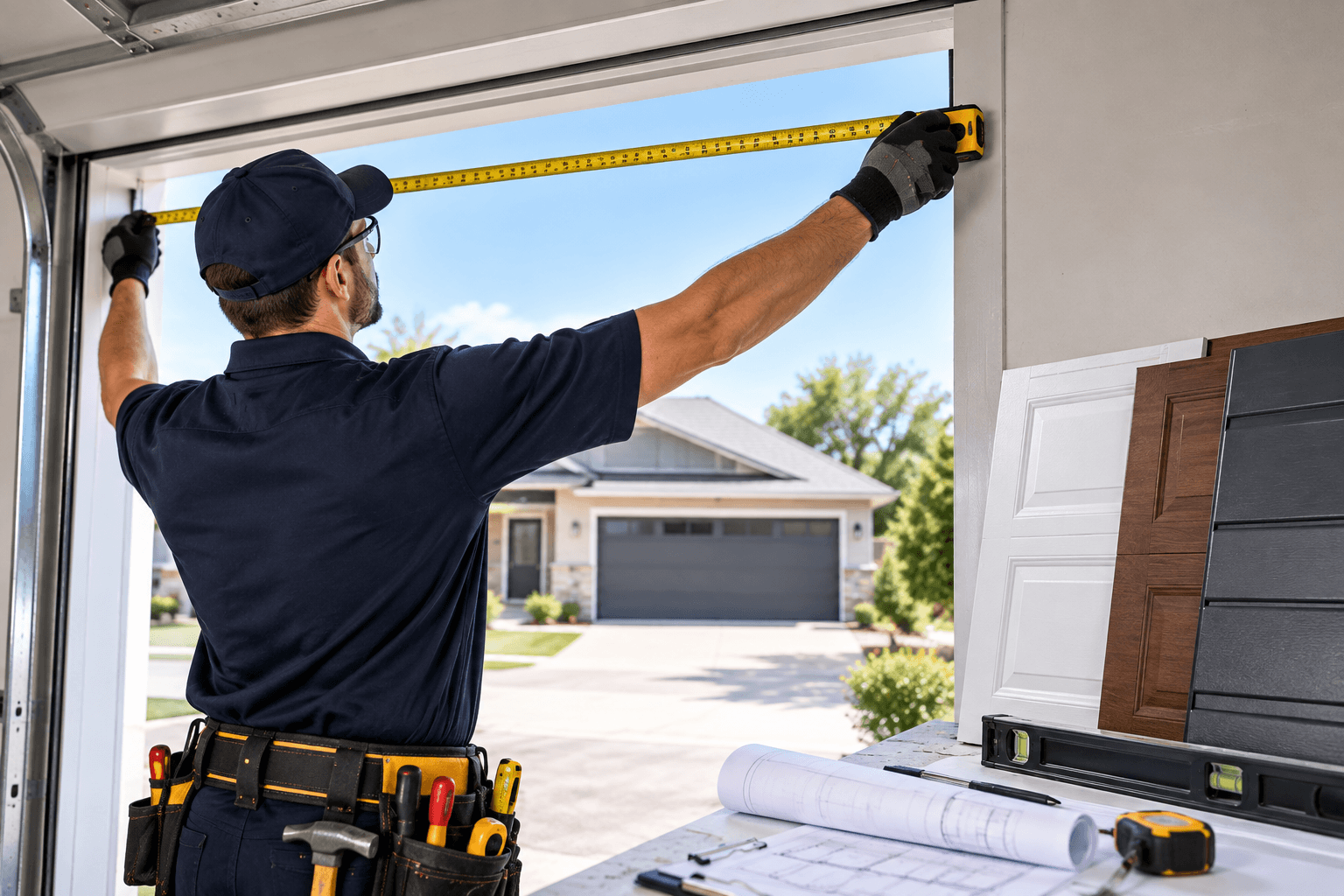 Garage Door Opening Measurement Before Installation Magnolia TX