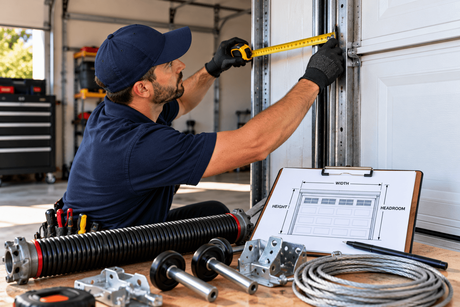 Garage Door Replacement Parts Measurement Magnolia TX