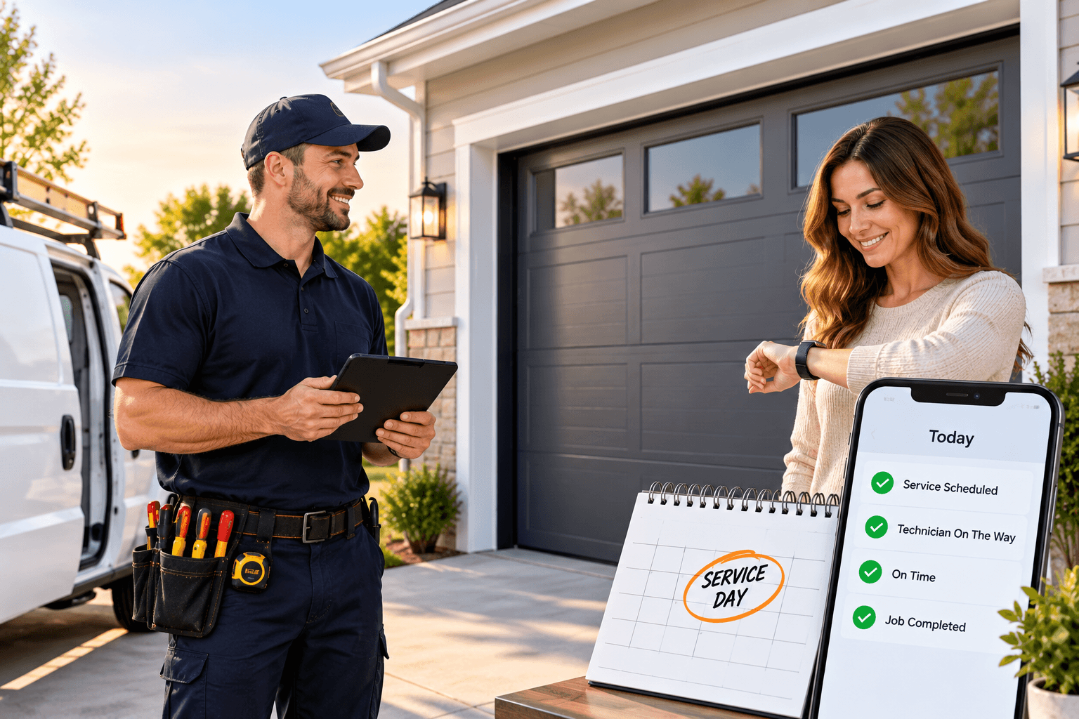 Reliable Scheduled Garage Door Service Magnolia TX