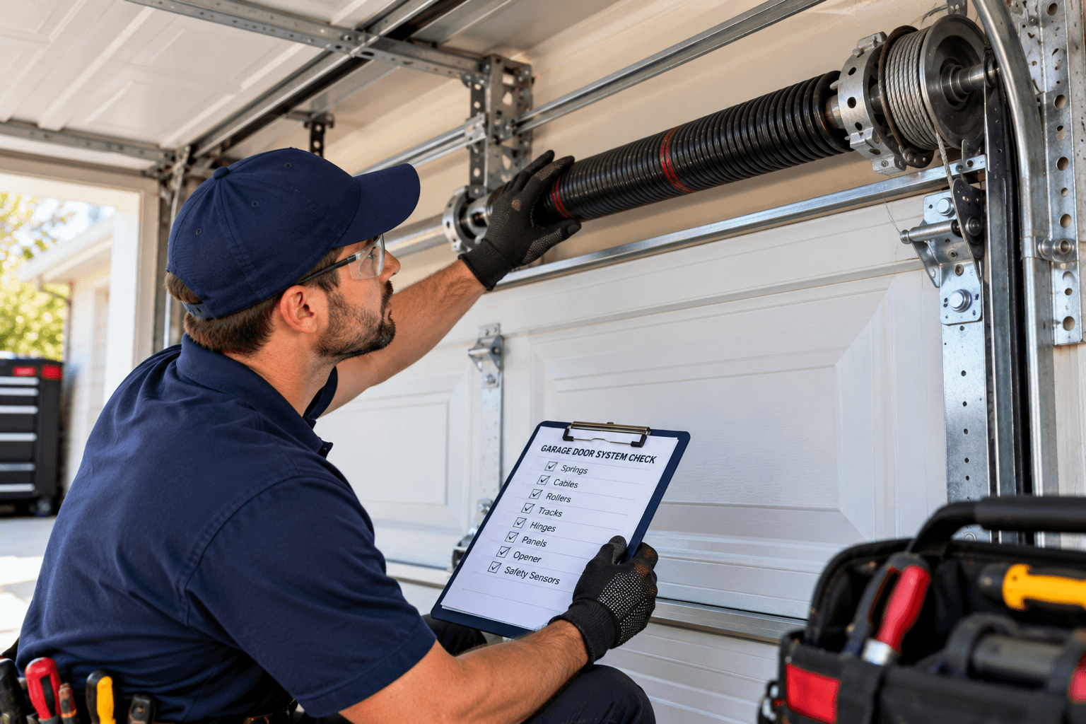 Garage Door System Component Inspection Magnolia TX
