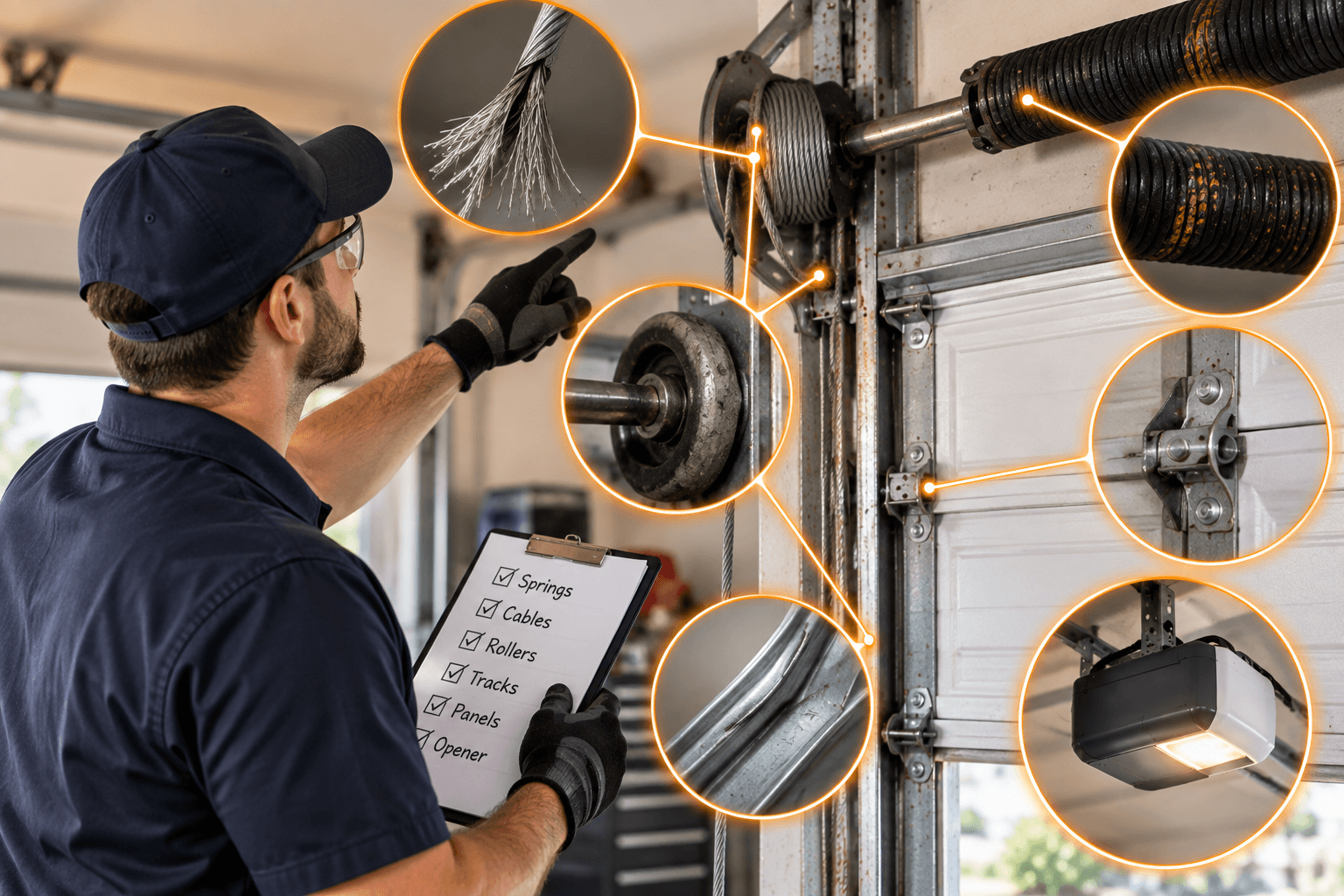 Complete Garage Door System Diagnosis Magnolia TX