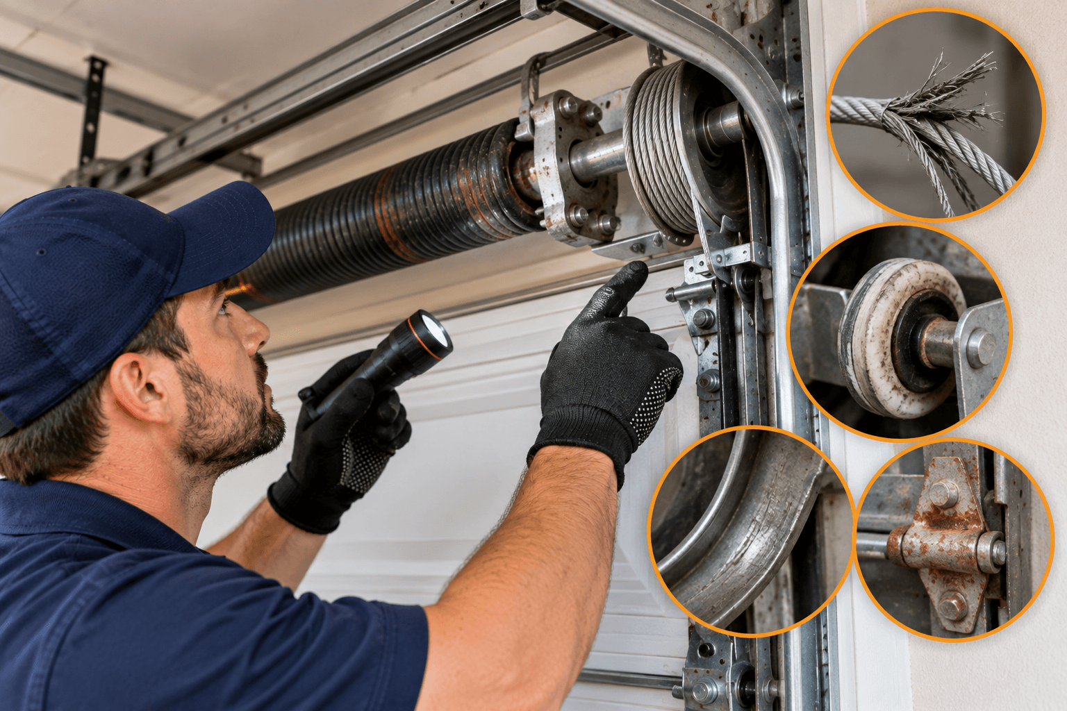 Hidden Garage Door Parts Wear Magnolia TX