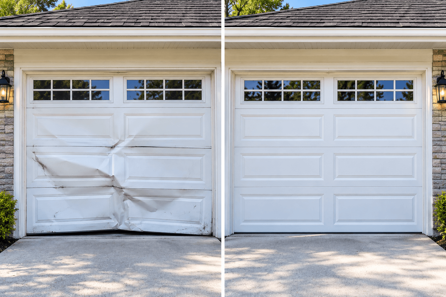 Garage Door panel repair Magnolia TX