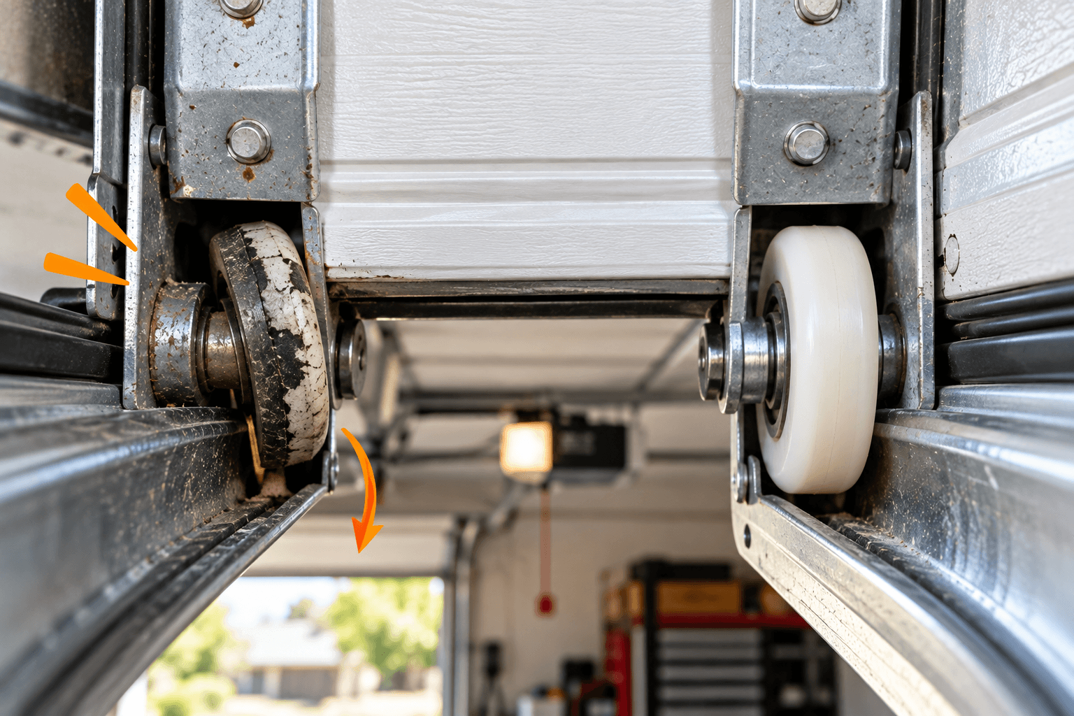 Uneven Garage Door Rollers Magnolia TX